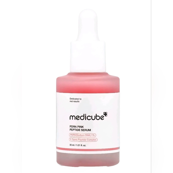 PDRN Pink Peptide Serum MEDICUBE Plus 2 PDRN Pink COLLAGEN GEL Sheet MASK - Picture 1 of 2